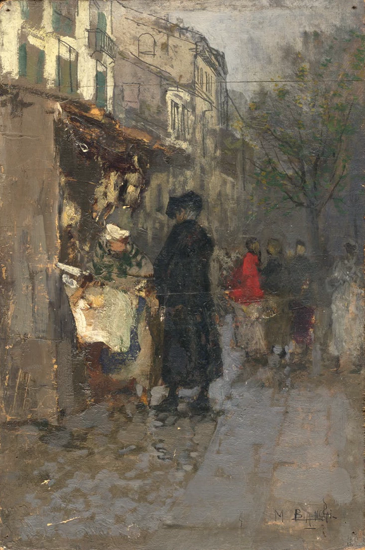 Scena di vita milanese. Il curato - Musei Civici, Monza